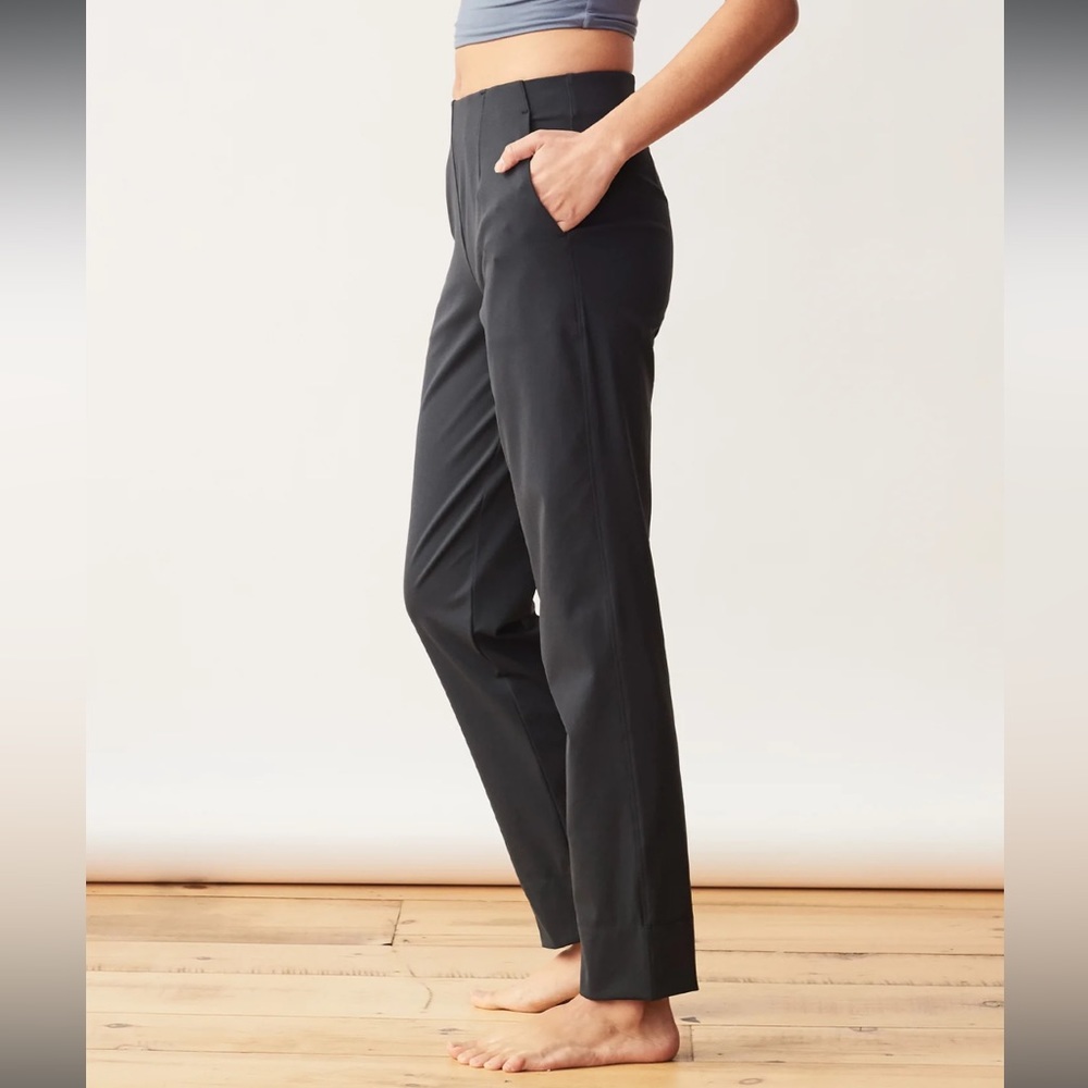 ADAY Black Straight Leg Pants